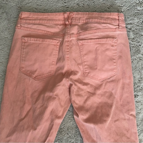 Jessica Simpson Pink Rolled Crop Skinny Jeans size 6 - Picture 3 of 5